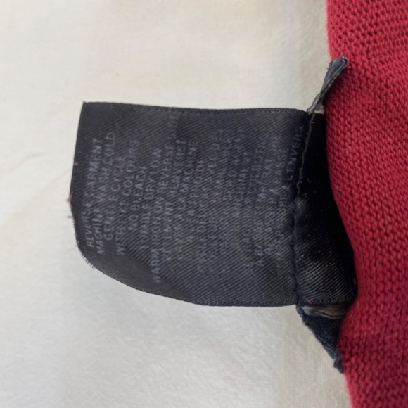 Roots Athletics Crewneck Long Sleeve Polo Red Men’s Size XL - Picture 2 of 14